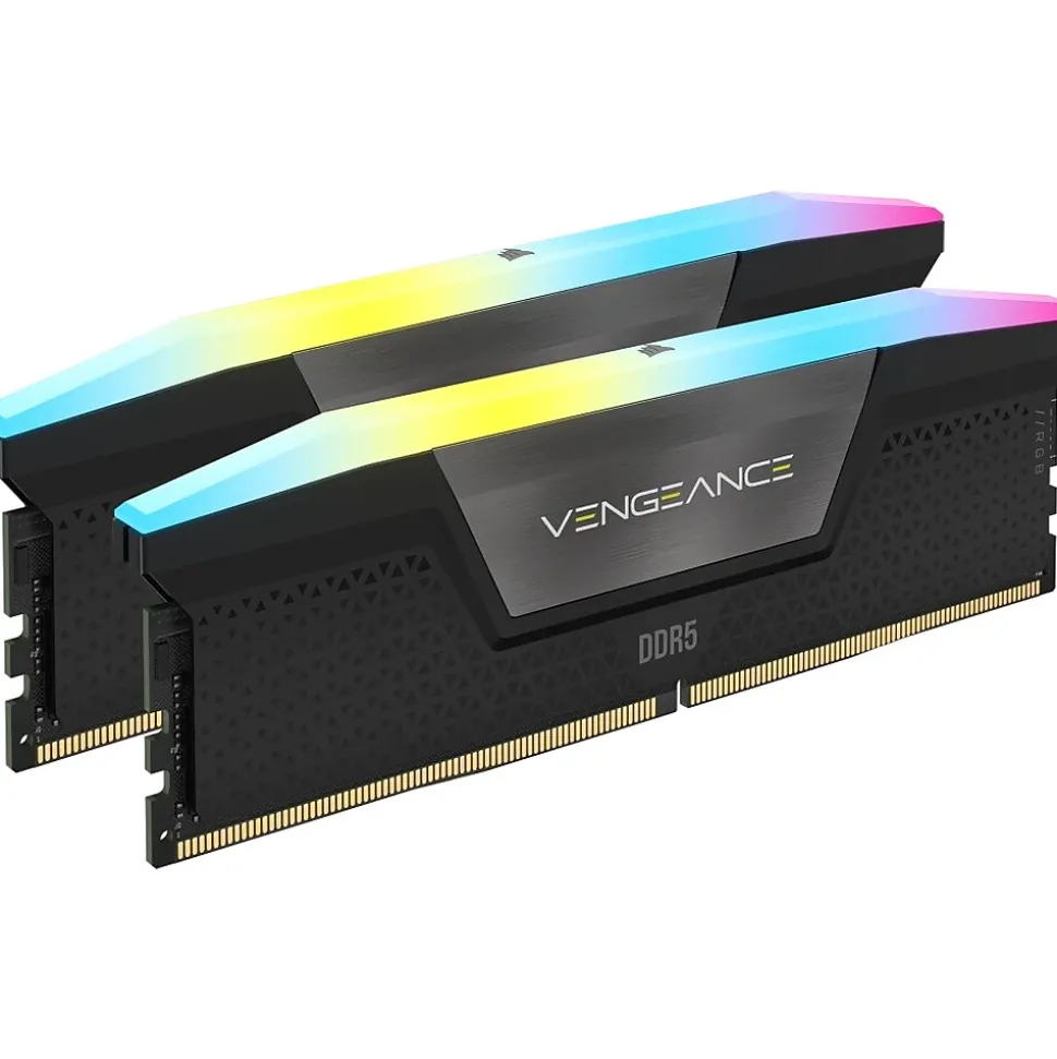 VENGEANCE RGB 32GB (2 x 16GB) DDR5 DIMM 288-pin Gaming DRAM Memory Kit (CMH32GX5M2B6000C40) | Corsair Store