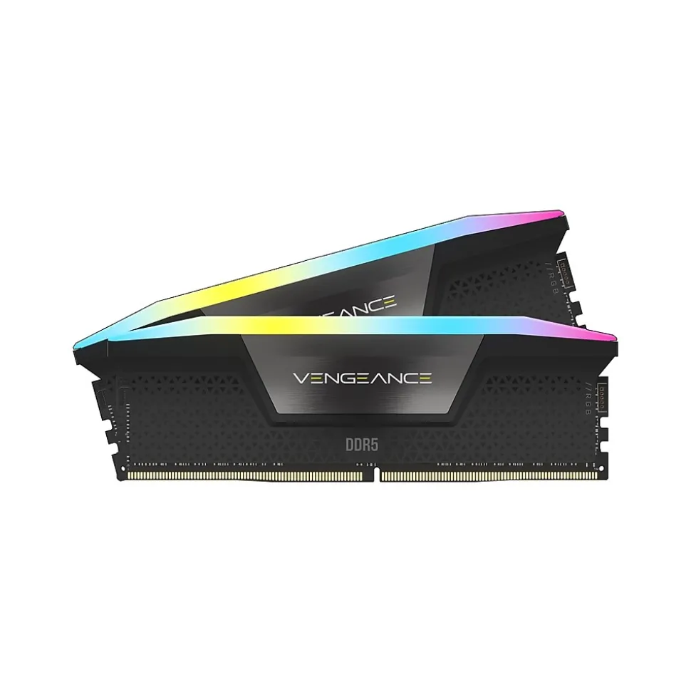 VENGEANCE RGB 32GB (2 x 16GB) DDR5 DIMM 288-pin Gaming DRAM Memory Kit (CMH32GX5M2B6000C40) | Corsair Store