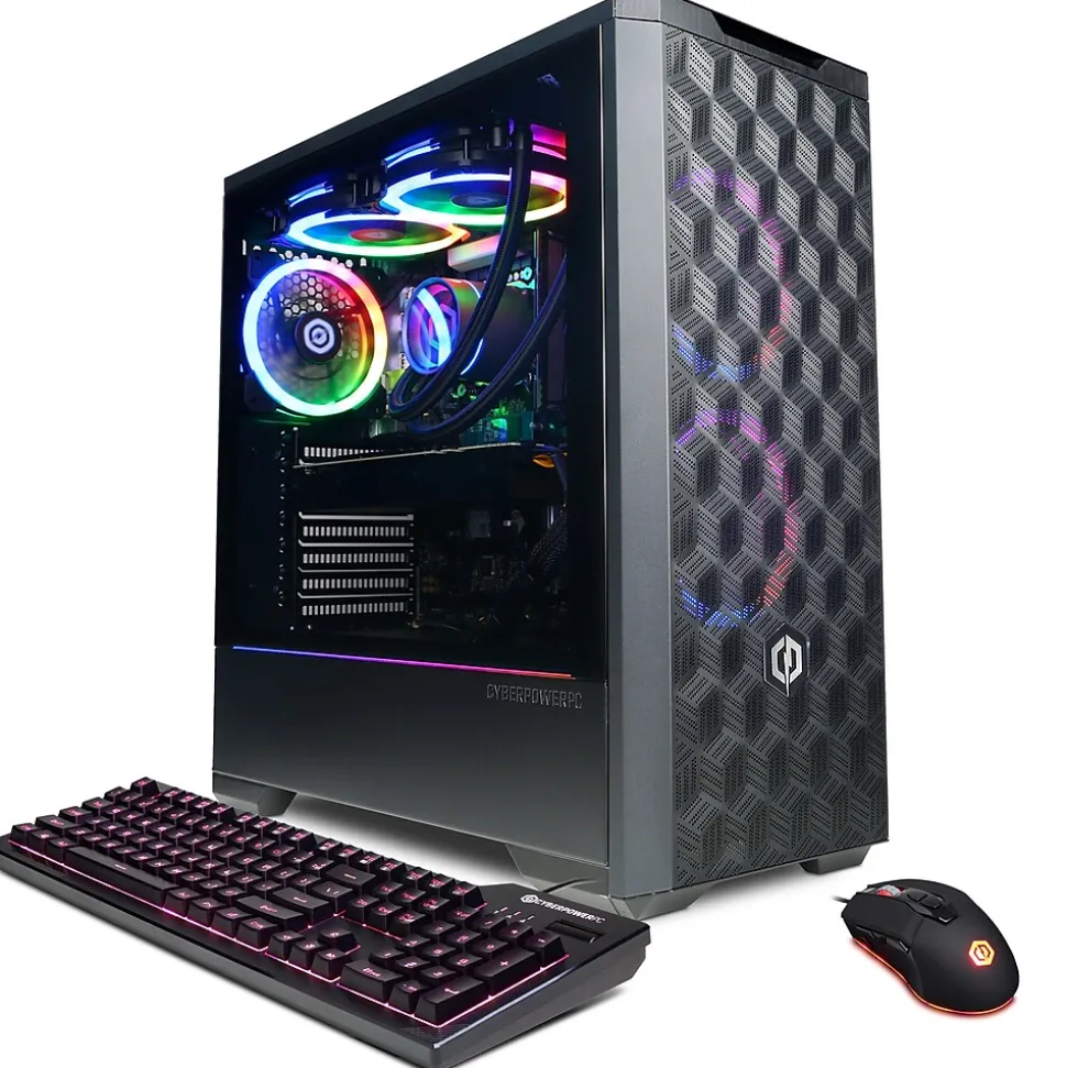 Gamer Supreme Gaming Desktop Computer, Intel Core i7-14700F, 16GB Memory, 2TB SSD (SLC10000CPGV15) | CyberPowerPC Store