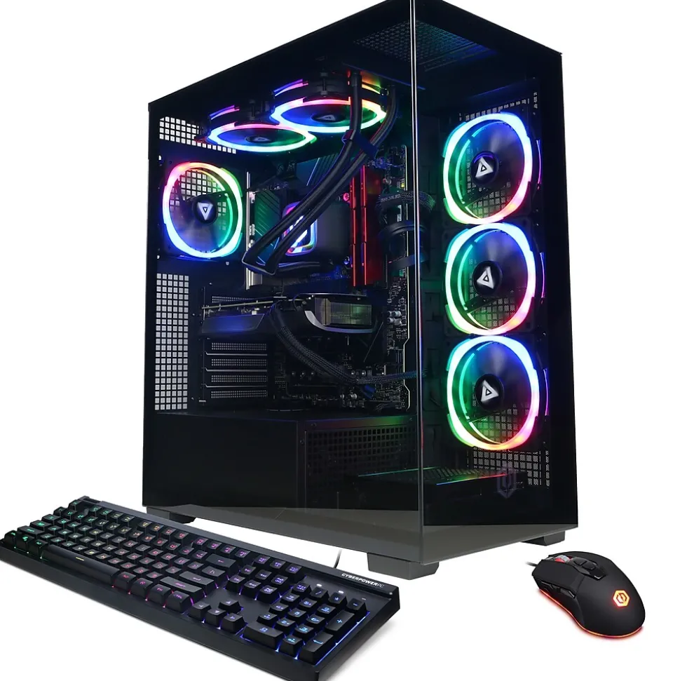 Gamer Supreme Gaming Desktop Computer, Intel Core i7-14700KF, 32GB Memory, 2TB SSD (SLC10760CPGV5) | CyberPowerPC Flash Sale