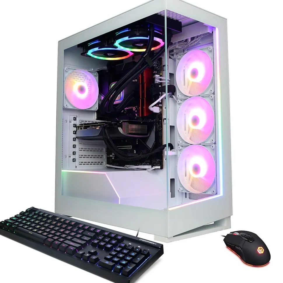 Gamer Supreme Gaming Desktop Computer, Intel Core i9-14900KF, 32GB Memory, 1TB SSD (SLC10200CPGV12) | CyberPowerPC Best