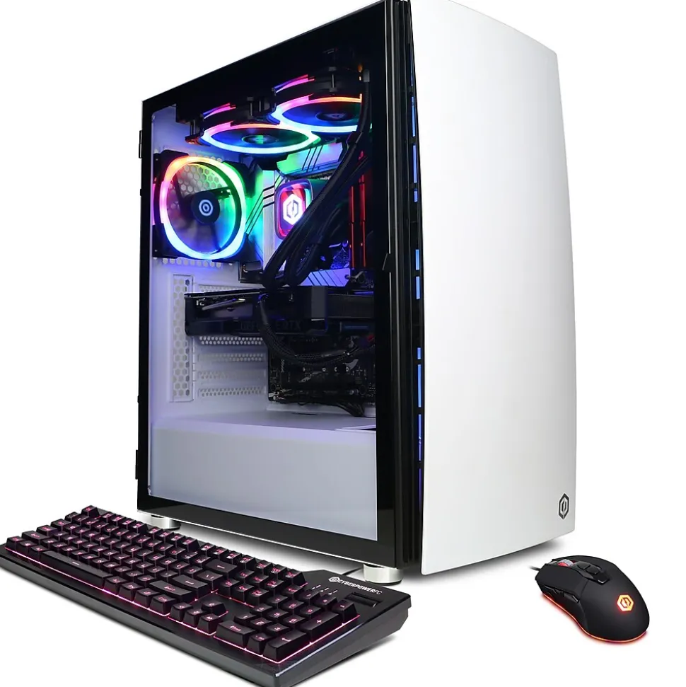 Gamer Supreme Gaming Desktop Computer, Intel Core i7-14700KF, 32GB Memory, 2TB SSD (SLC8960CPGV10) | CyberPowerPC Shop