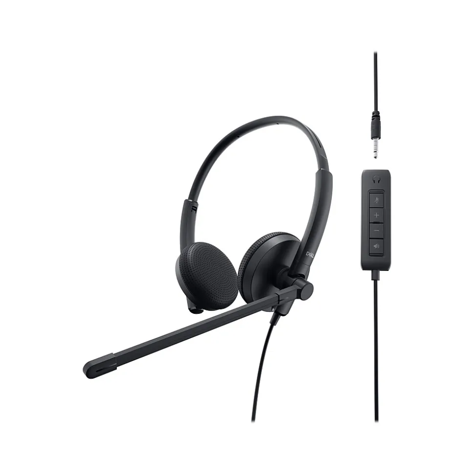 Noise Canceling Stereo On Ear Headset, USB-A/3.5mm (WH1022) | Dell Discount