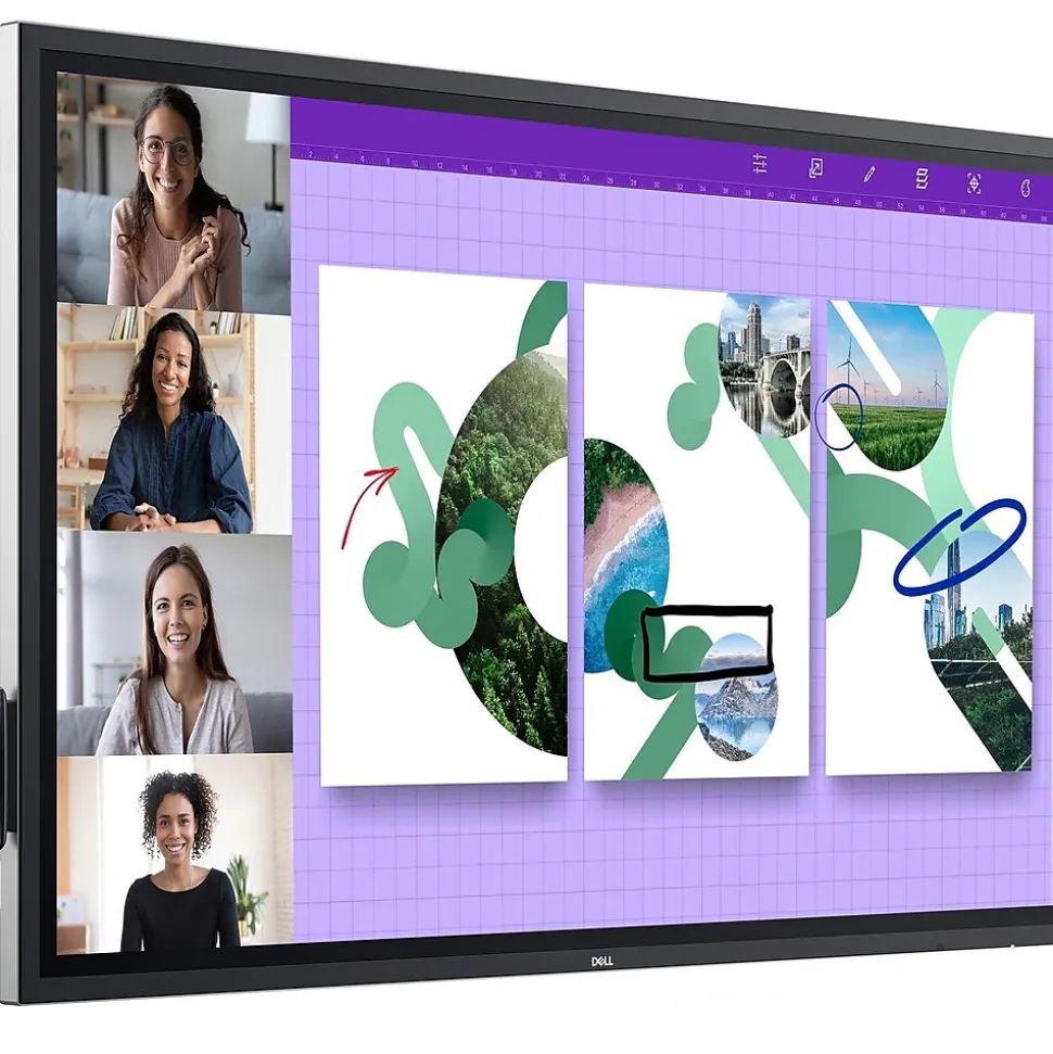 P 65" 4K Ultra HD 60 Hz LCD Monitor, Black (P6524QT) | Dell Outlet
