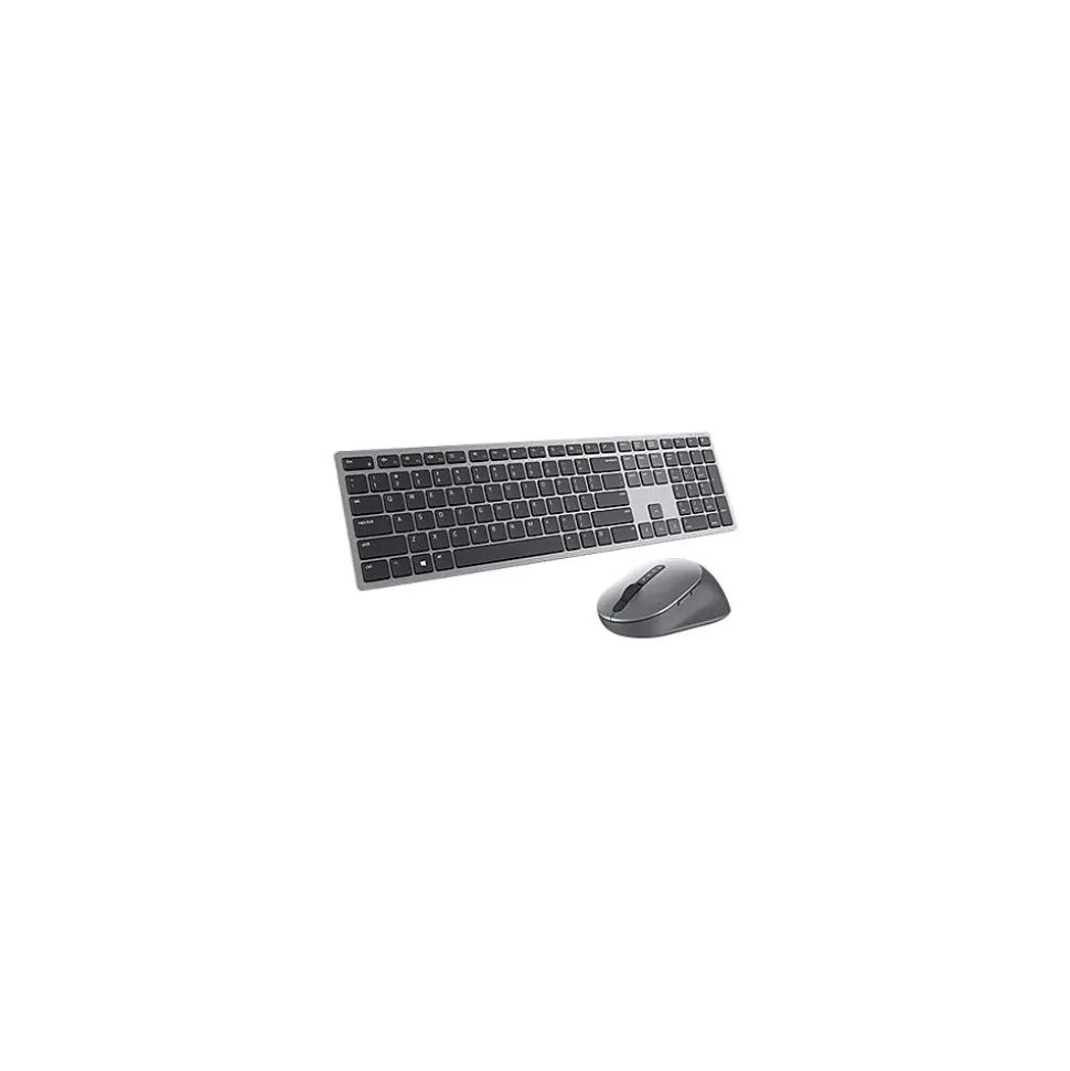 Premier Multi-Device Wireless Keyboard and Optical Mouse Combo, Titan Gray (KM7321WGY) | Dell New