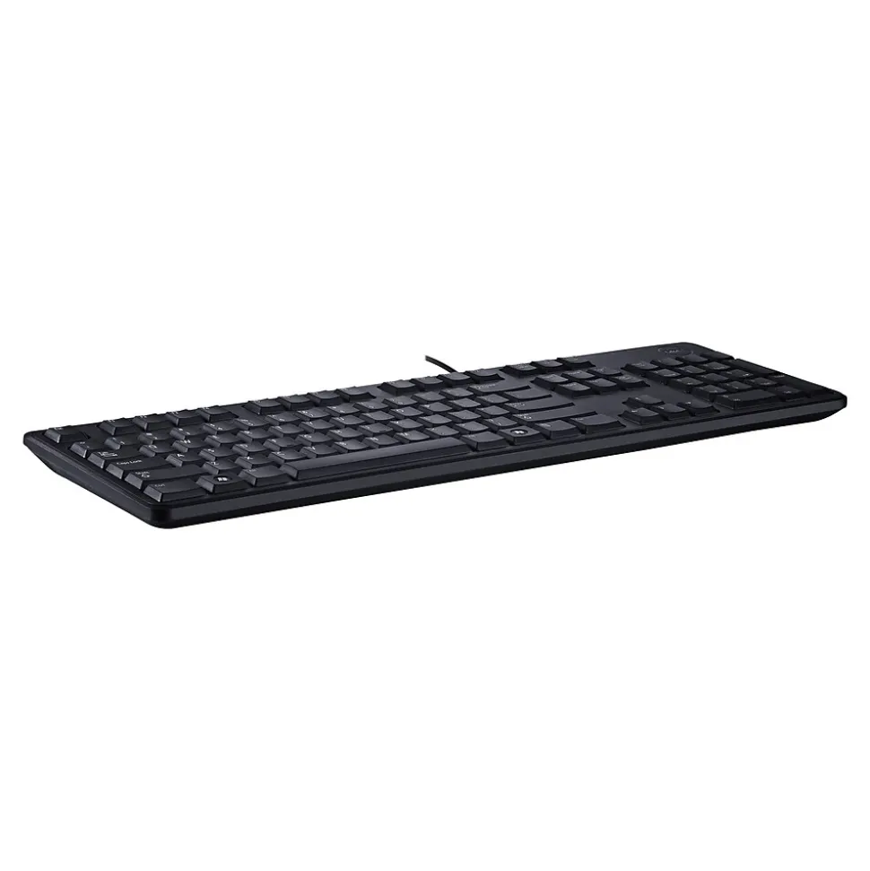 QuietKey Ergonomic Keyboard, Black (KB212-B) | Dell New