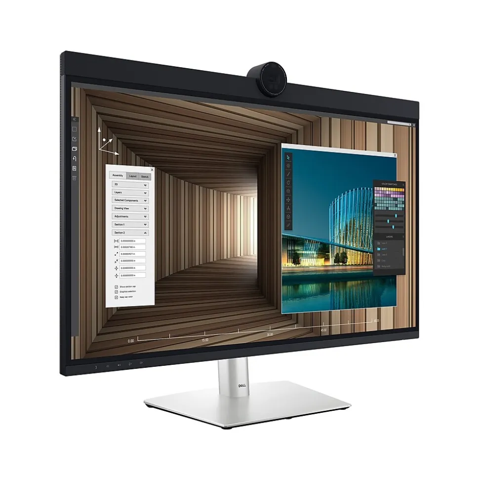 UltraSharp 31.5" 60 Hz LCD Monitor, Black/Gray (U3224KB) | Dell Hot