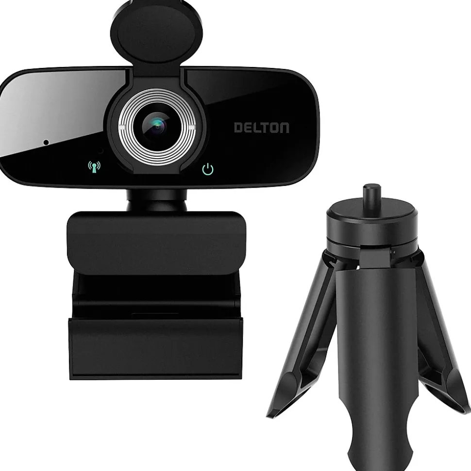 C24 HD 1080p Webcam, 2 Megapixels, Black (DCAM24BK) | Delton Store