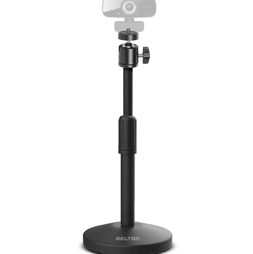 T301 360° Webcam Stand, Camera Stand for Video Calls/Streaming/Recording, Black (DCT301) | Delton Cheap