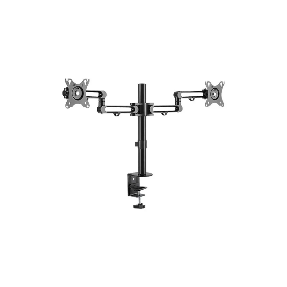 Desk Mount Dual Monitor Arm - Ergonomic VESA Compatible Mount for up to 32 inch Displays - Desk / C-Clamp - Articulating | StarTech Best
