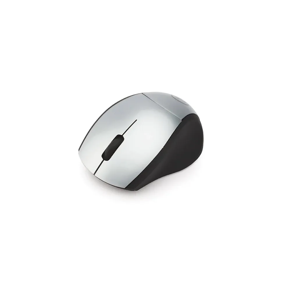 EasyGlide Ambidextrous Wireless Optical 2.4 GHz Mouse, Black/Silver (GB1747) | Digital Innovations Cheap