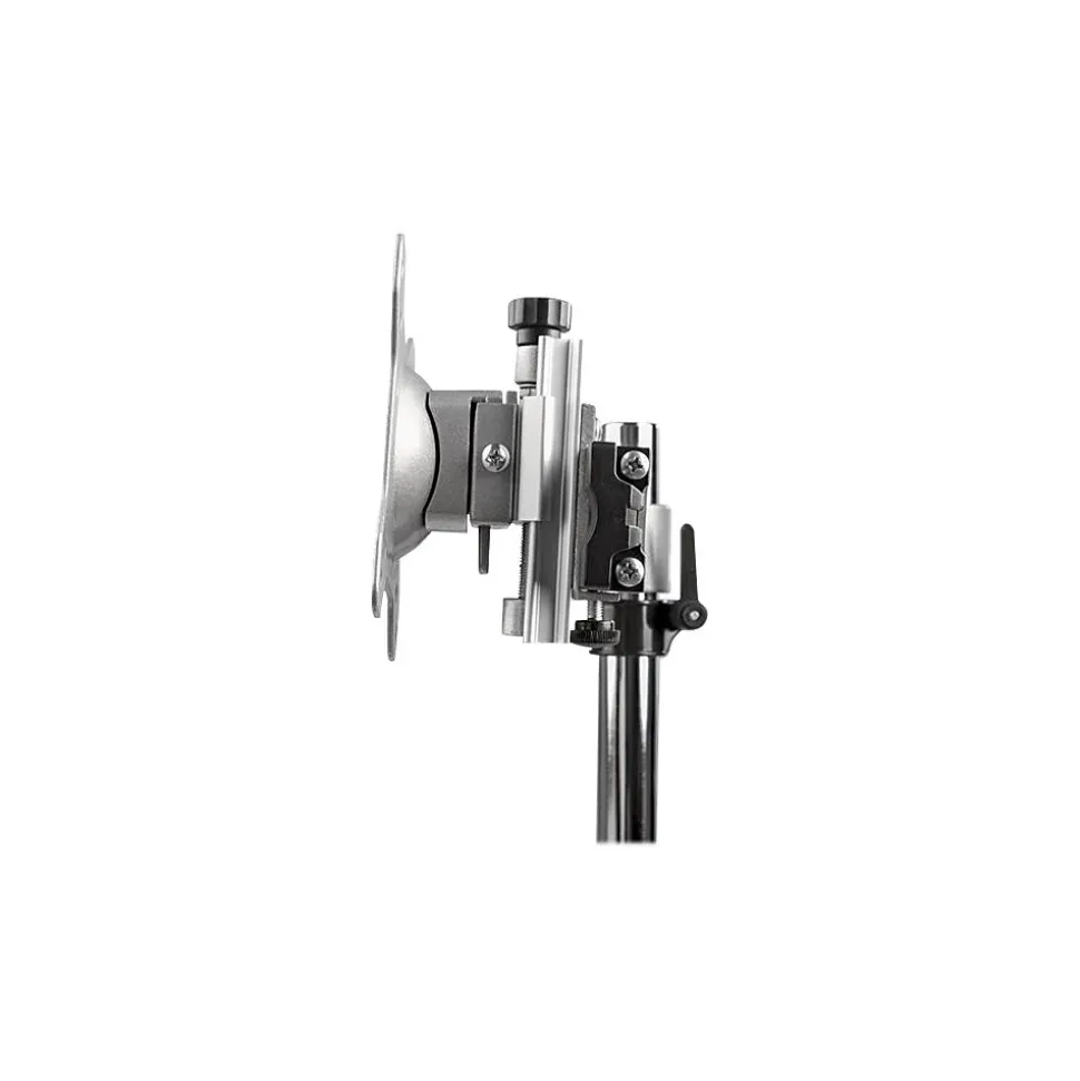 Dual Monitor Stand - Free Standing Desktop Pole Stand for 2x 24" VESA Mount Displays -Synchronized Height Adjustable - Silver | StarTech Best Sale