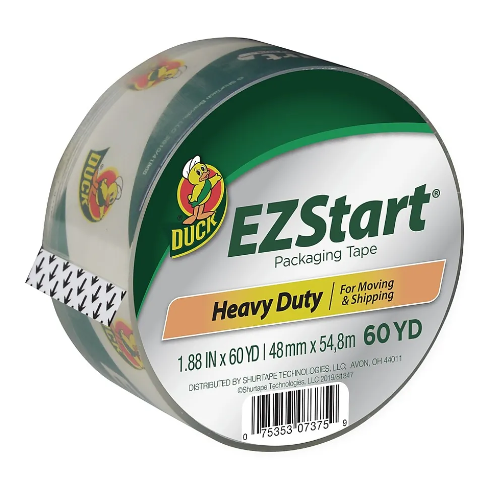 EZ-Start Packing Tape, 1.88" x 60 yds., Clear (299002) | Duck Store