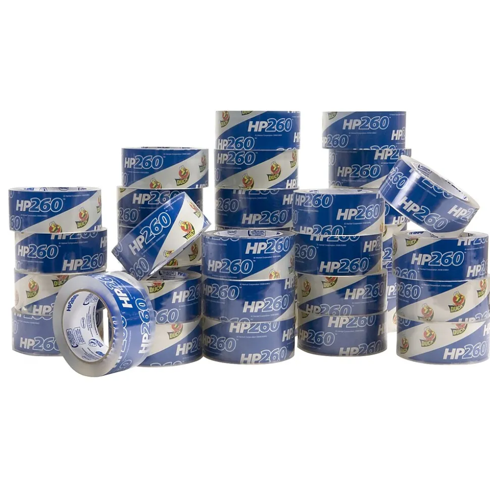 HP260 Heavy Duty Packing Tape, 1.88" x 60 yds., Clear, 36/Pack (1288647) | Duck Outlet