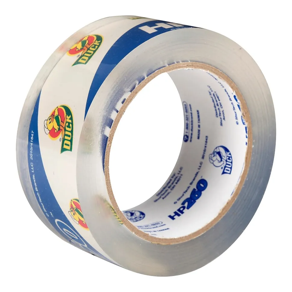 HP260 Heavy Duty Packing Tape, 1.88" x 60 yds., Clear, 36/Pack (1288647) | Duck Outlet