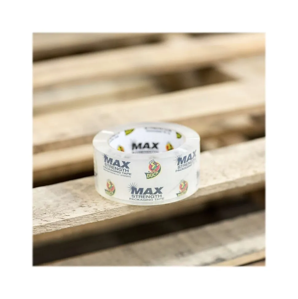 Max Strength Heavy-Duty Packing Tape, 1.88" x 54.6 yds., Clear, 6/Pack (241513) | Duck Store
