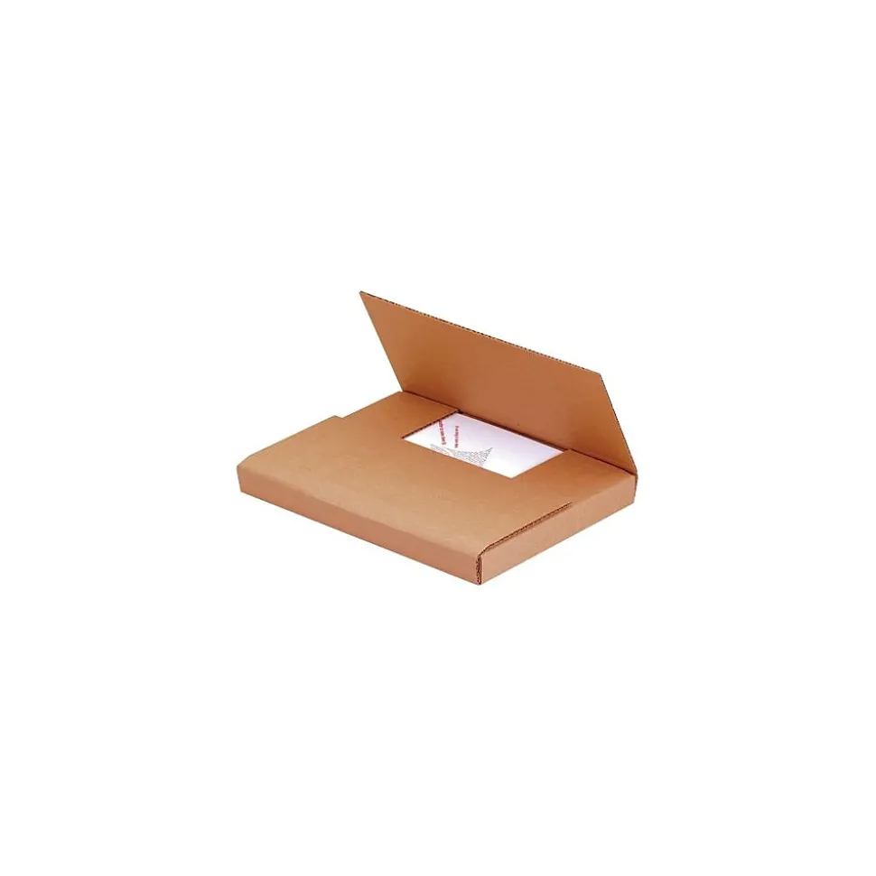 Easy-Fold Mailers, 12 1/2" x 12 1/2" x 2 1/2", Kraft, 50/Bundle (M12122K) | Unbranded New