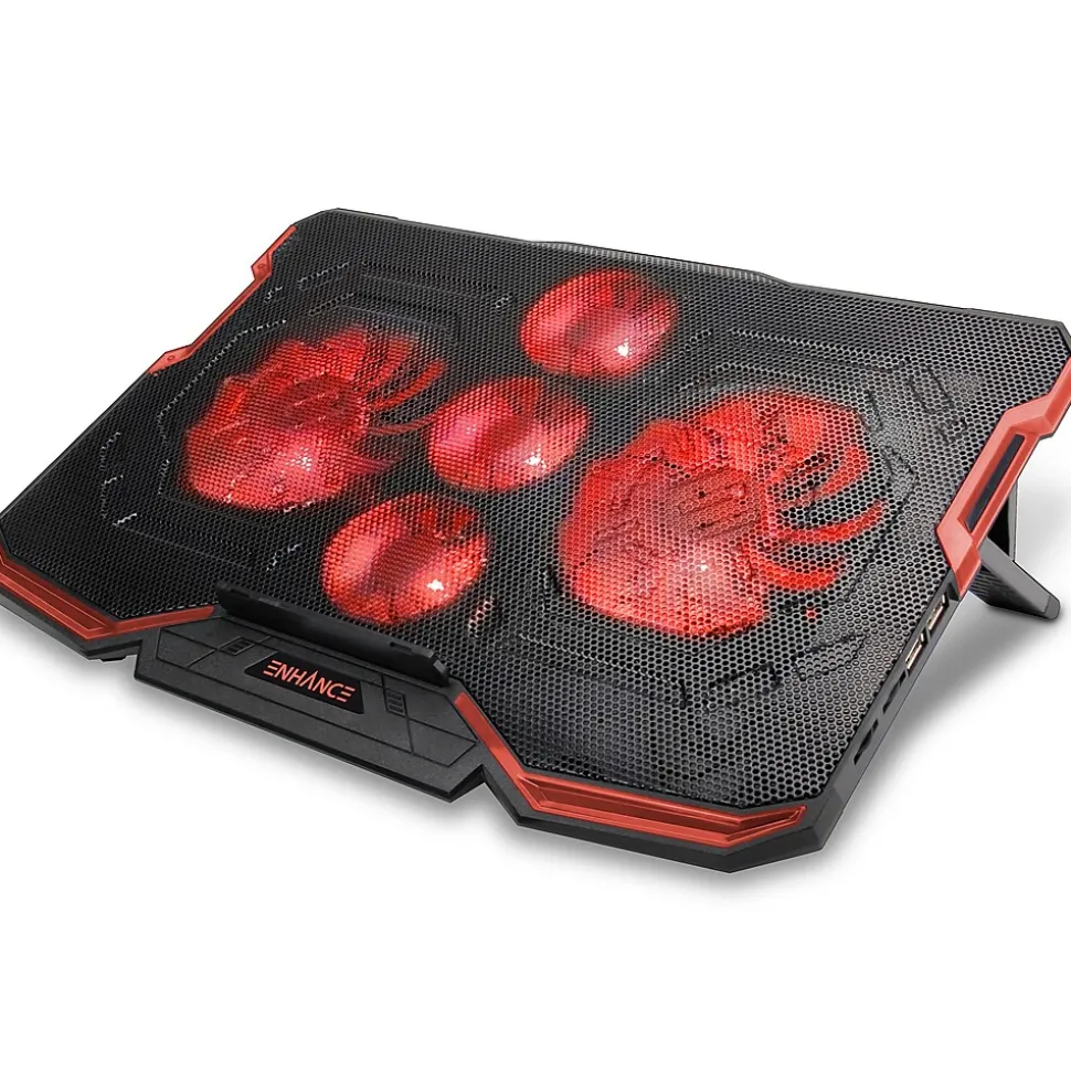 Cryogen ENGXC20100RDWS Laptop Cooling Stand, USB Connectivity, Red | Enhance Online