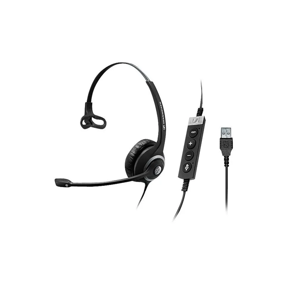 Circle SC230 MS II Mono Headset, Black/Silver (506482) | EPOS Sale