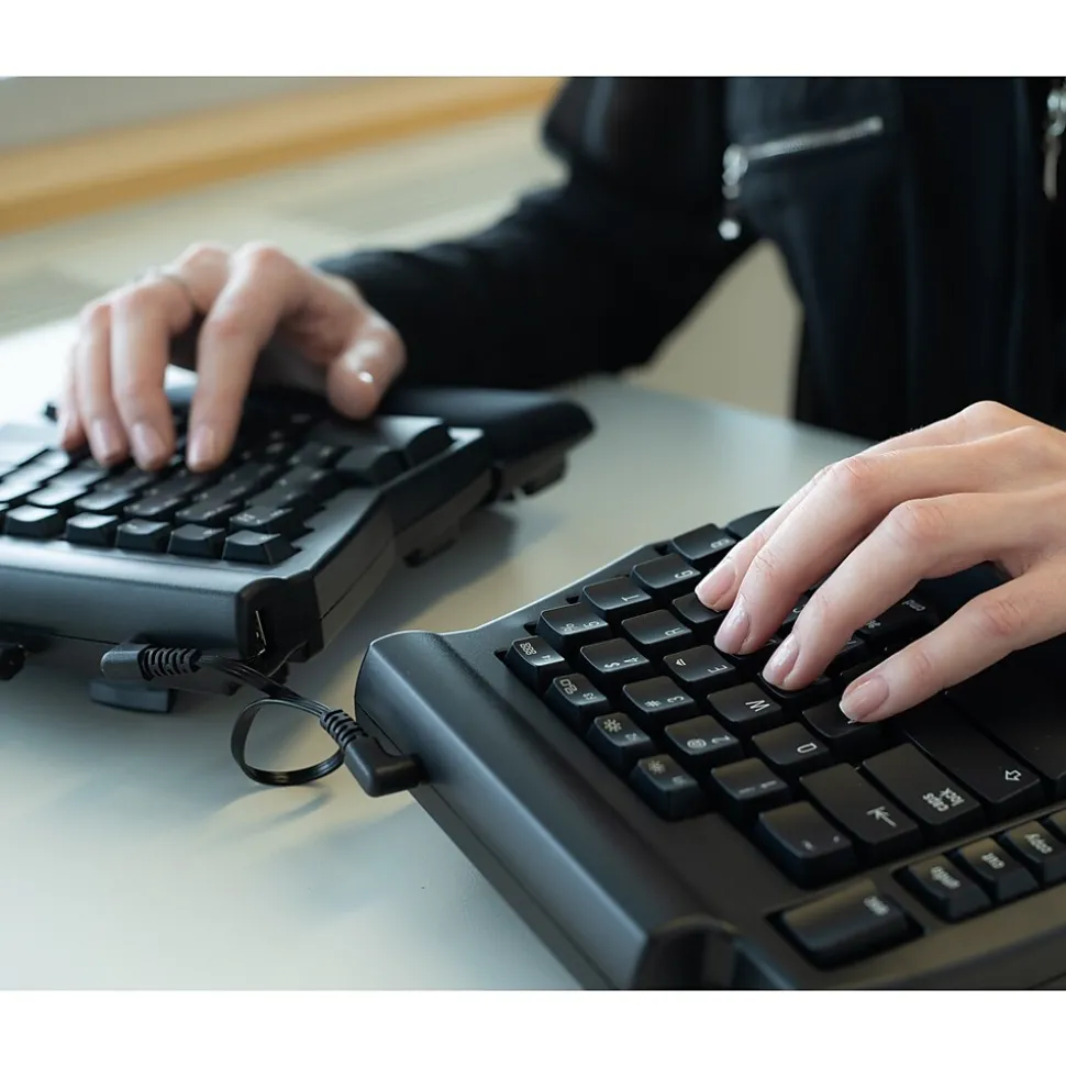 Matias Programmable Ergo Pro Ergonomic Keyboard for Mac, Black (FK403Q-P) | Ergoguys Fashion