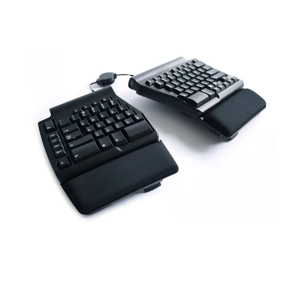 Matias Programmable Wired Ergonomic Keyboard, Black (FK403QPC-P) | Ergoguys Online