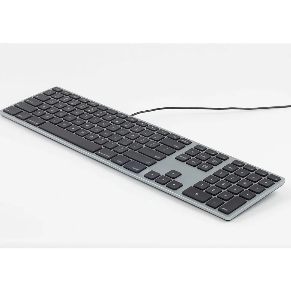 Matias Wired Ergonomic Keyboard for Mac, Space/Gray (FK318LB) | Ergoguys Outlet