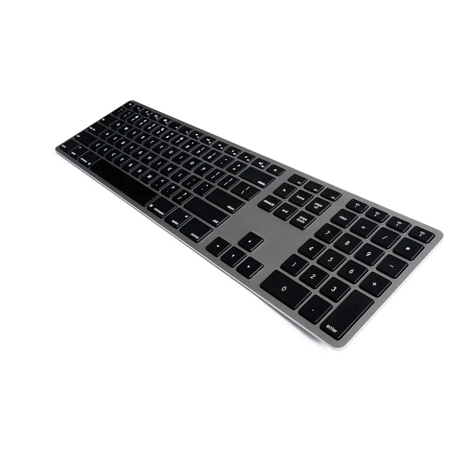 Matias Wireless Ergonomic Keyboard for Mac, Space Gray (FK418BTB) | Ergoguys New