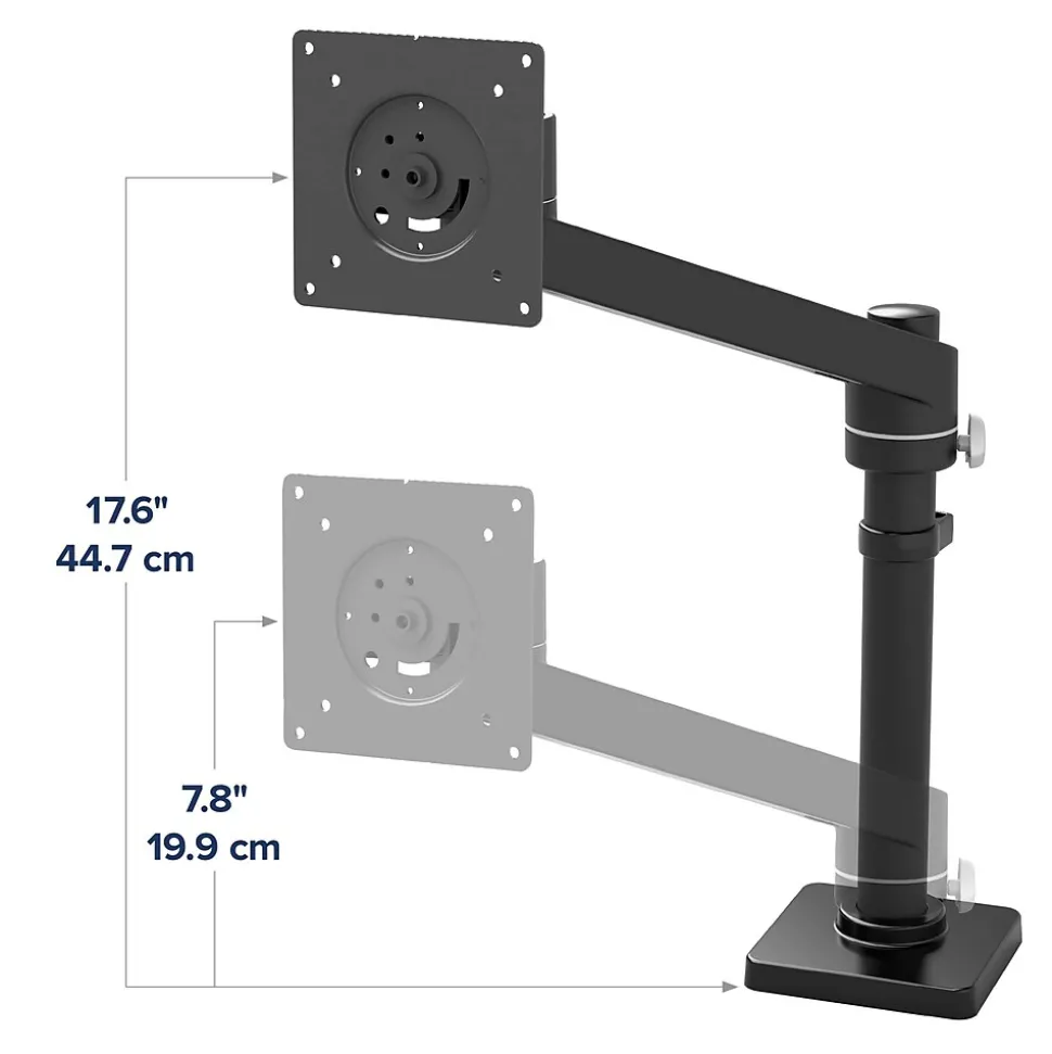 NX Adjustable Single Monitor Arm, Up to 34", Black (45-669-224) | Ergotron Best