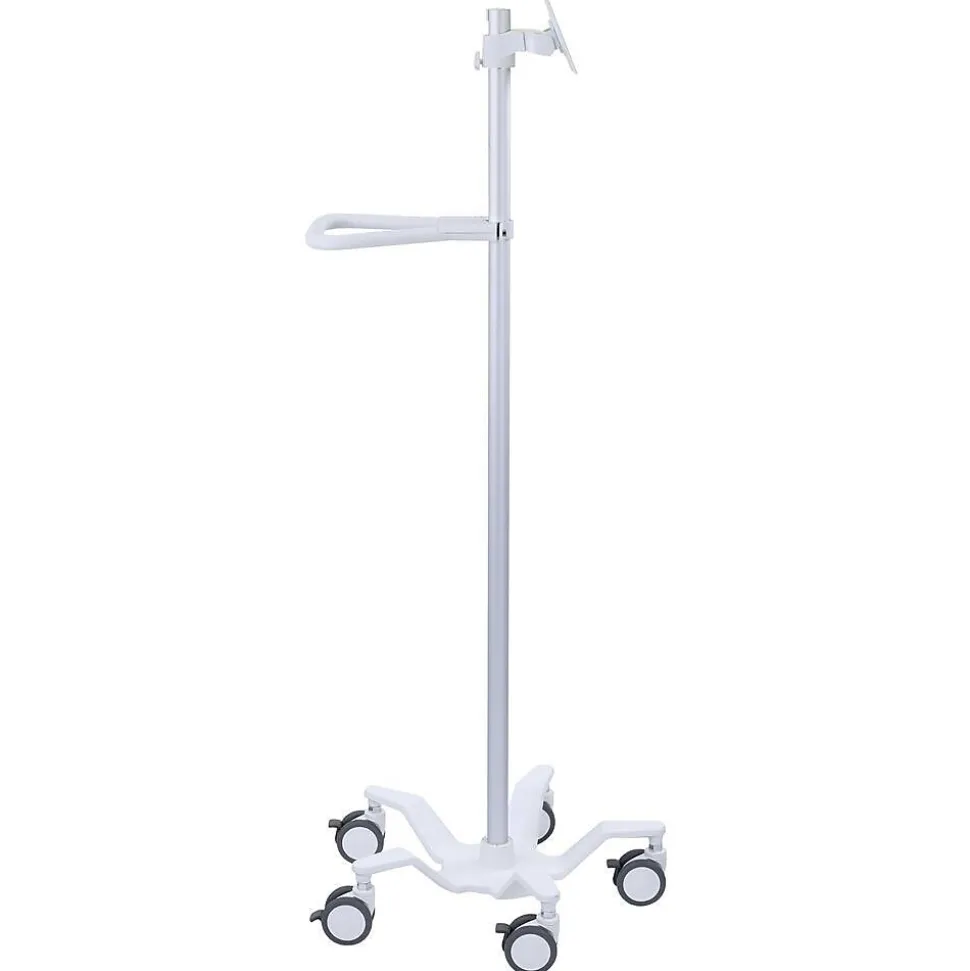 StyleView Pole Cart, Up to 24" Monitor, Bright White (24-818-211) | Ergotron Flash Sale