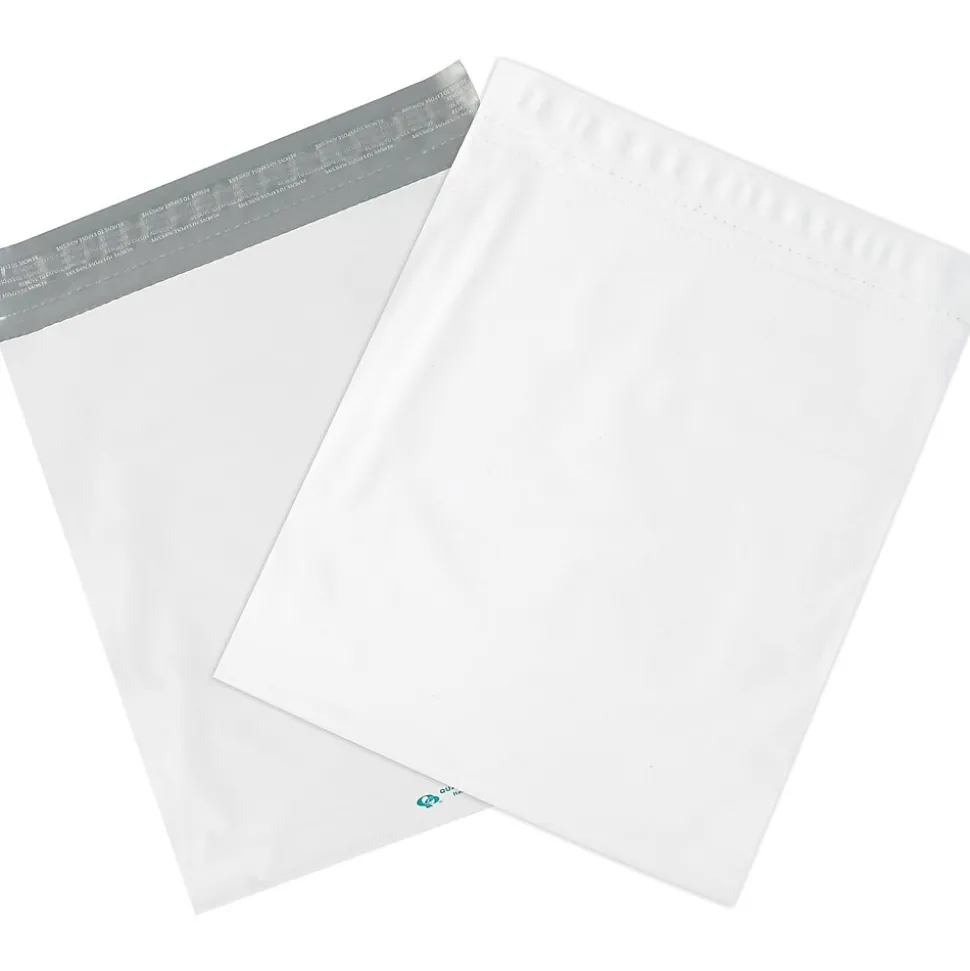 Expansion Poly Mailers, White, 20" x 24" x 4", 100/Case (EPM20244) | Partners Brand Fashion