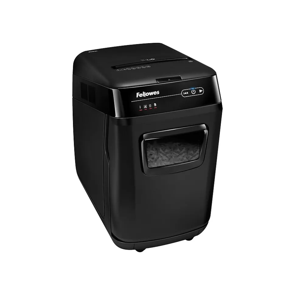 AutoMax 200C 200-Sheet Cross-Cut Commercial Shredder (4653501) | Fellowes New