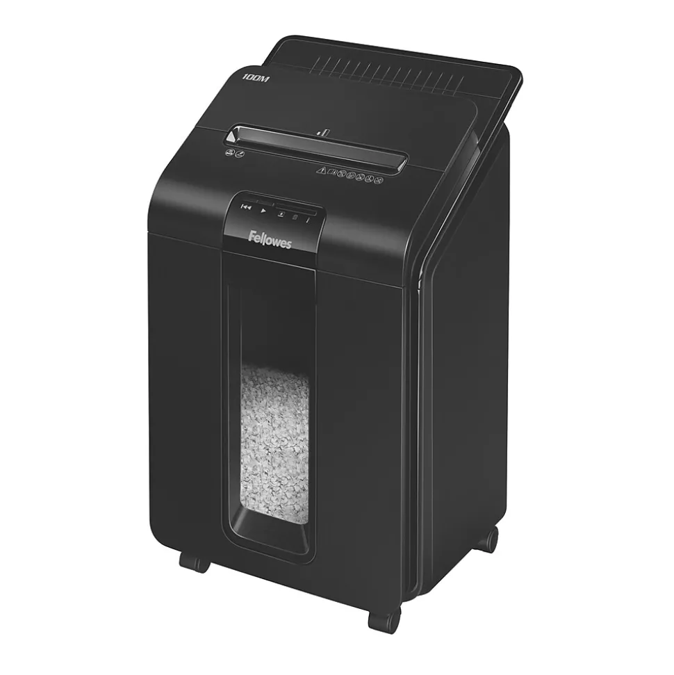 AutoMax 100M 100-Sheet Micro-Cut Shredder (4629001) | Fellowes Flash Sale