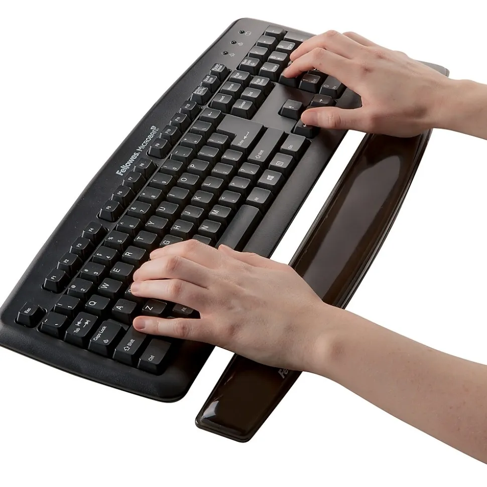 Crystal Gel Wrist Rest, Non-Skid Backing, (9112201) | Fellowes Best