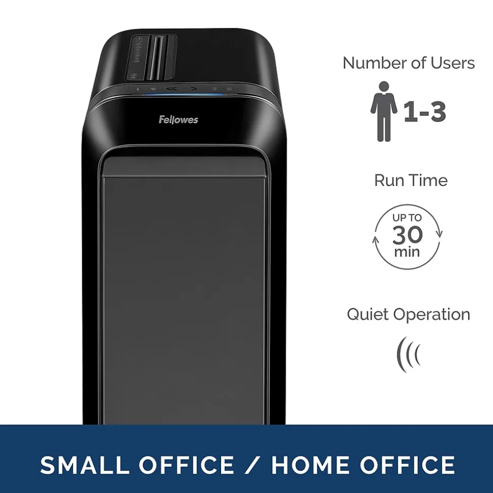 Powershred LX190 20-Sheet Cross Cut Personal Paper Shredder (FEL5501701) | Fellowes Discount