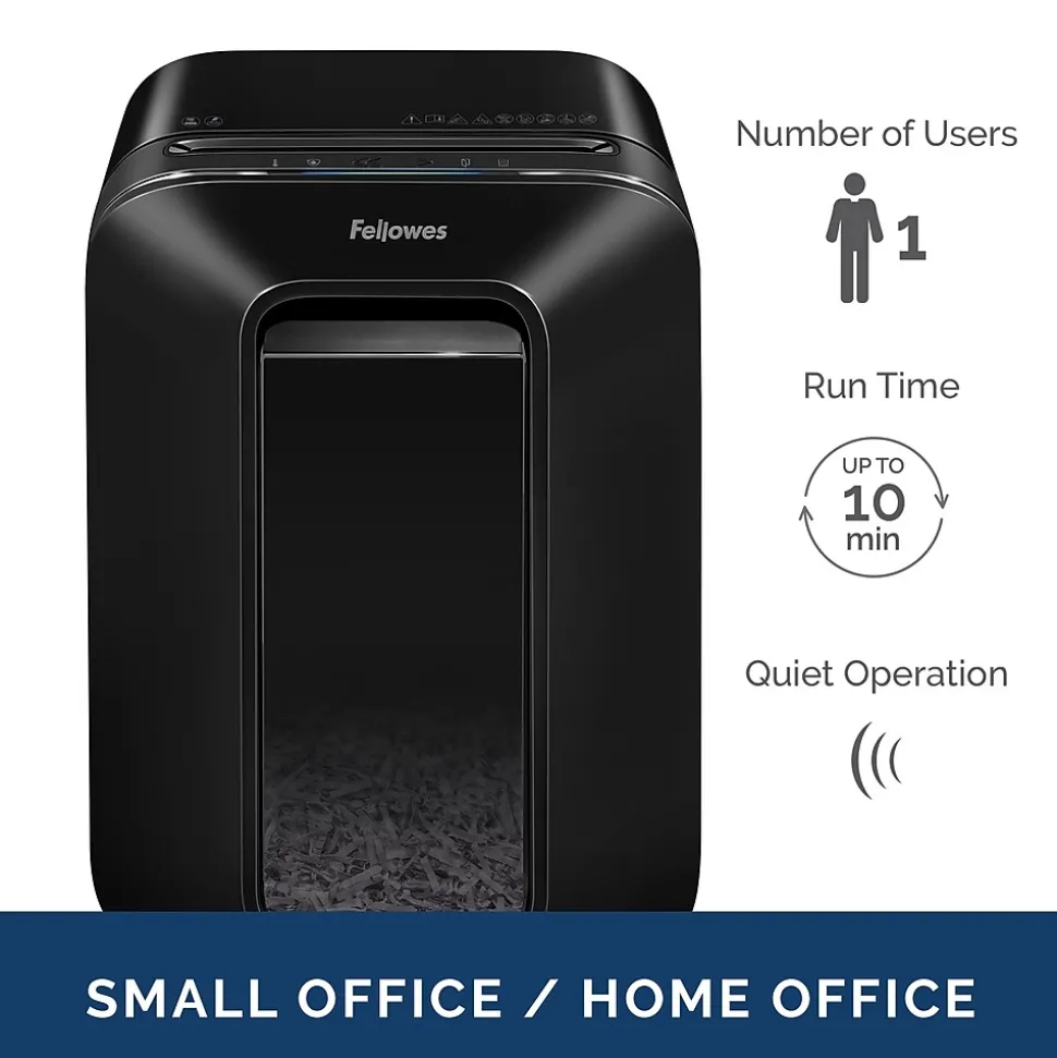 Powershred LX170 12-Sheet Cross Cut Personal Paper Shredder (FEL5501401) | Fellowes Discount