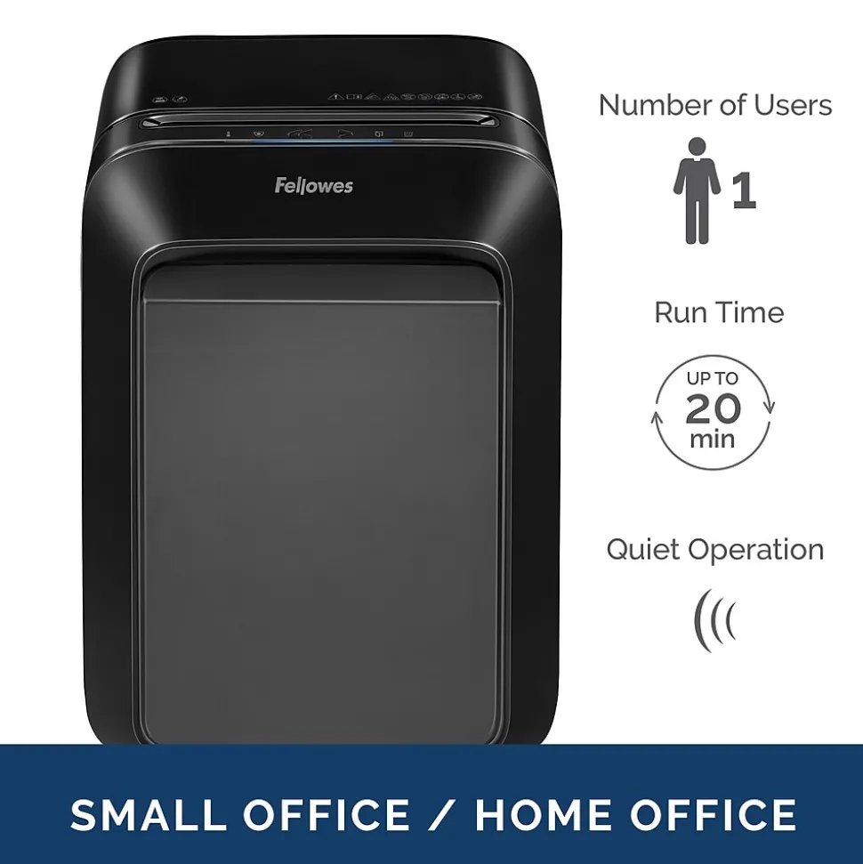 Powershred LX180 16-Sheet Cross Cut Personal Paper Shredder (FEL5501601) | Fellowes Discount