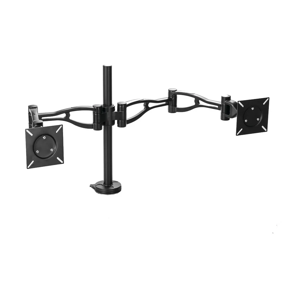 Professional Series Depth Adjustable Dual Monitor Arm, Up to 32", Black (8041701) | Fellowes Shop