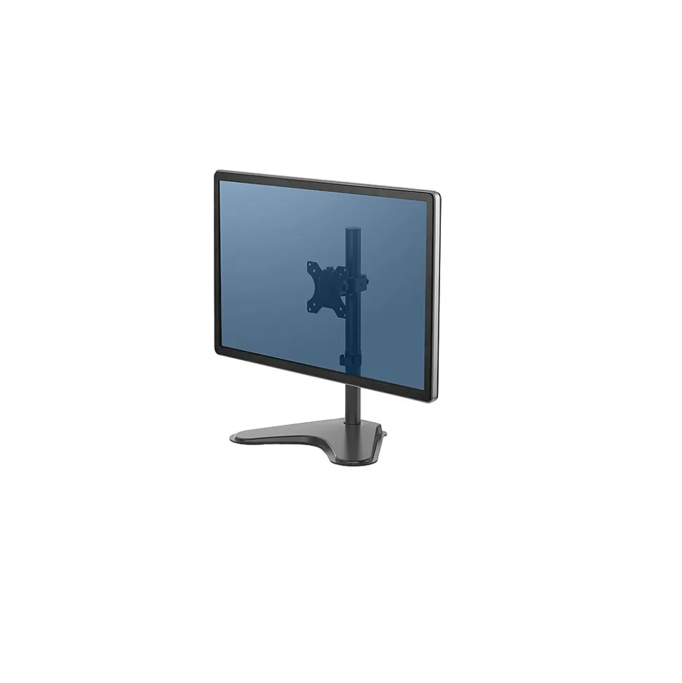 Professional Series Freestanding Single Monitor Arm, Up to 32", Black (8049601) | Fellowes Outlet