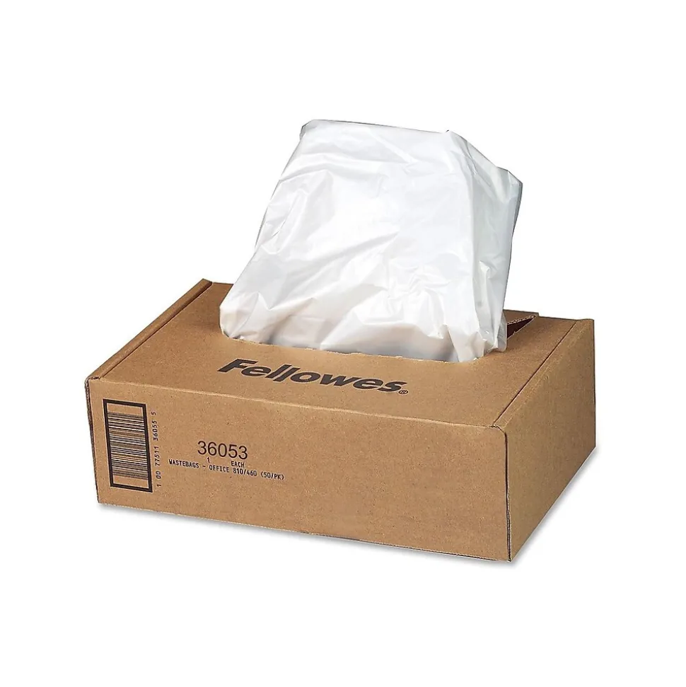 Shredder Bags 9 Gal., 100/Box (36053) | Fellowes Online