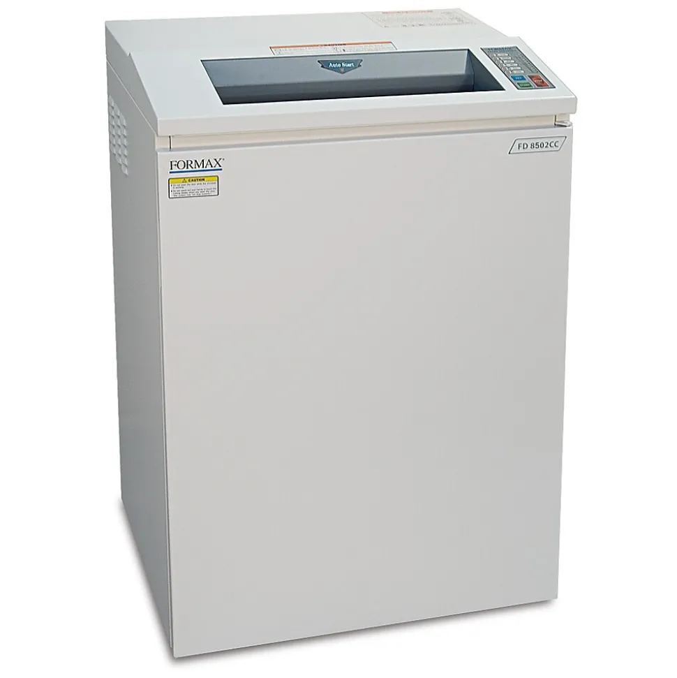 OnSite Office 8502CC 25-Sheet Cross-Cut Commercial Shredder (FD8502CC) | Formax Outlet
