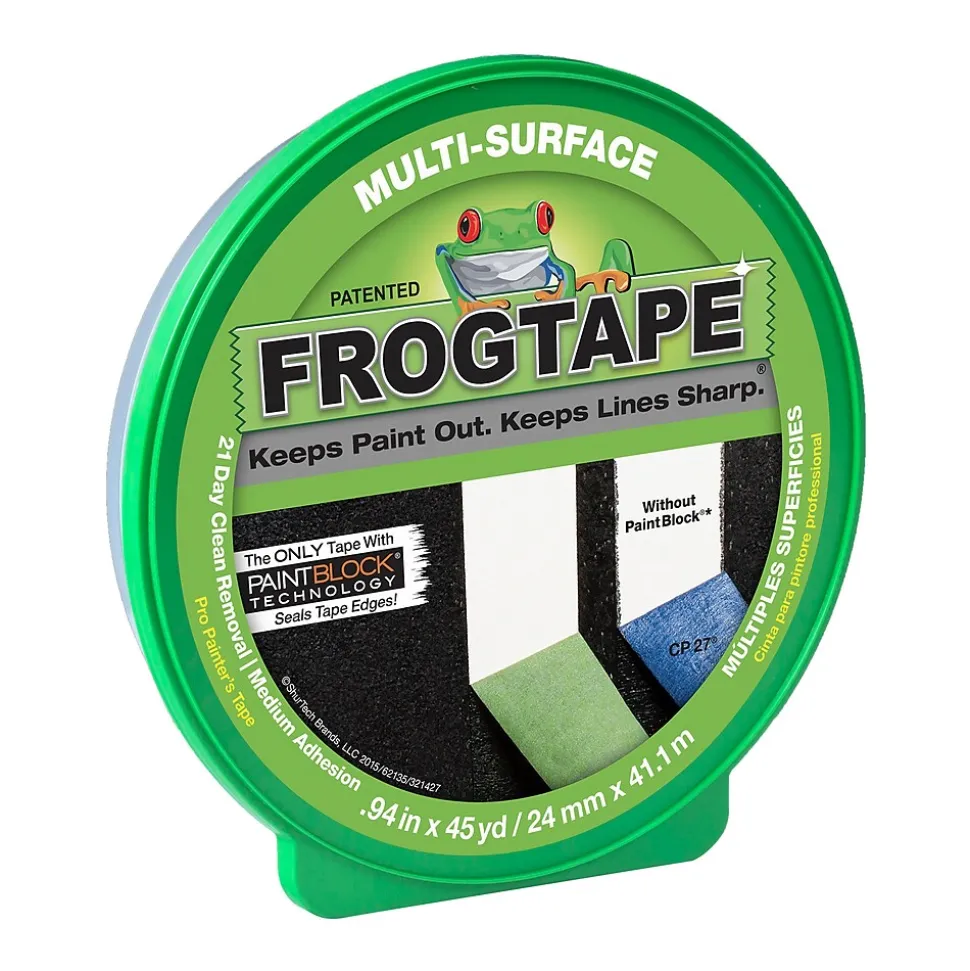 Masking Tape, 0.94" x 45 yds., Green (1396748) | FrogTape Best Sale