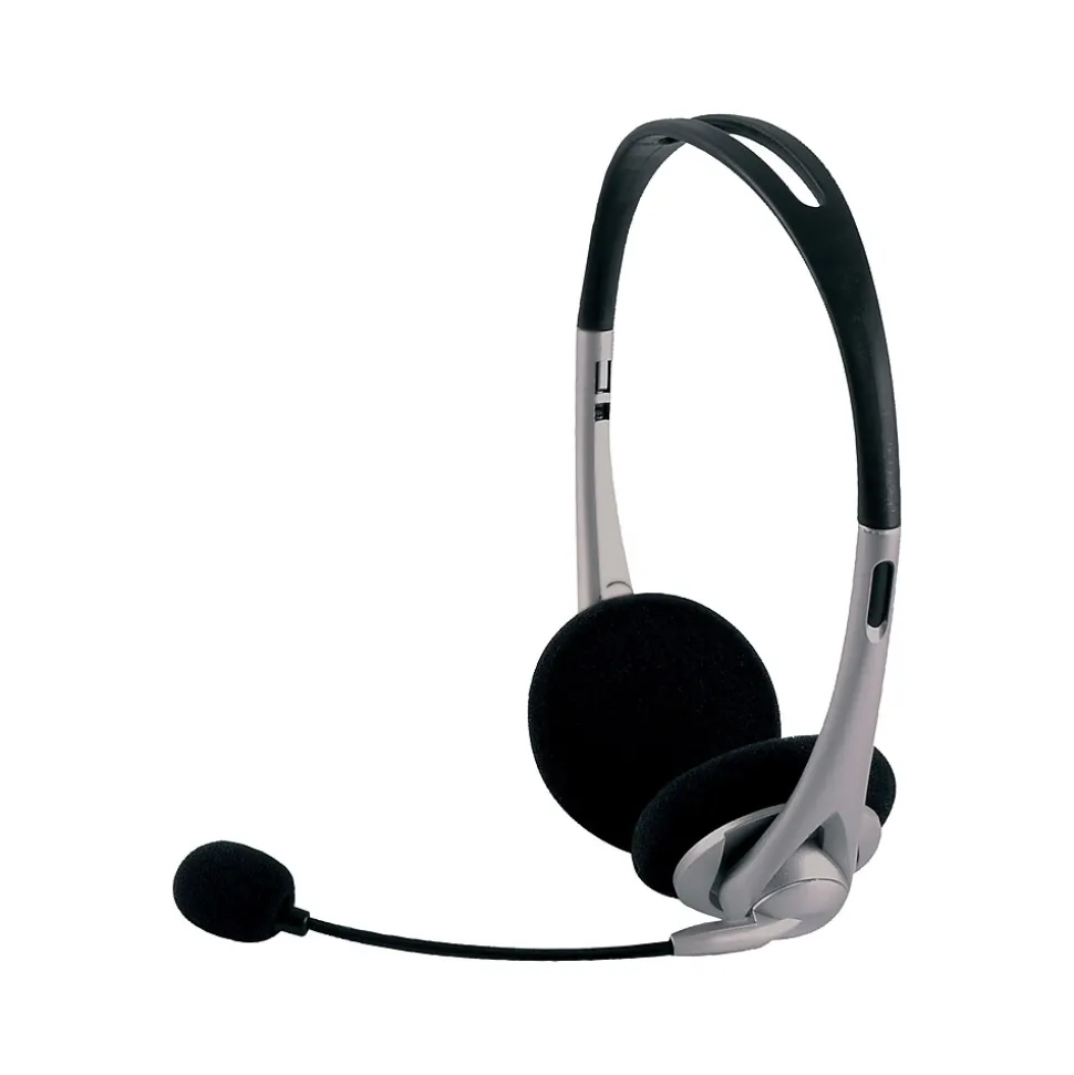 Stereo Computer Headset, Over-the-Head, Black (98974999) | GE Sale