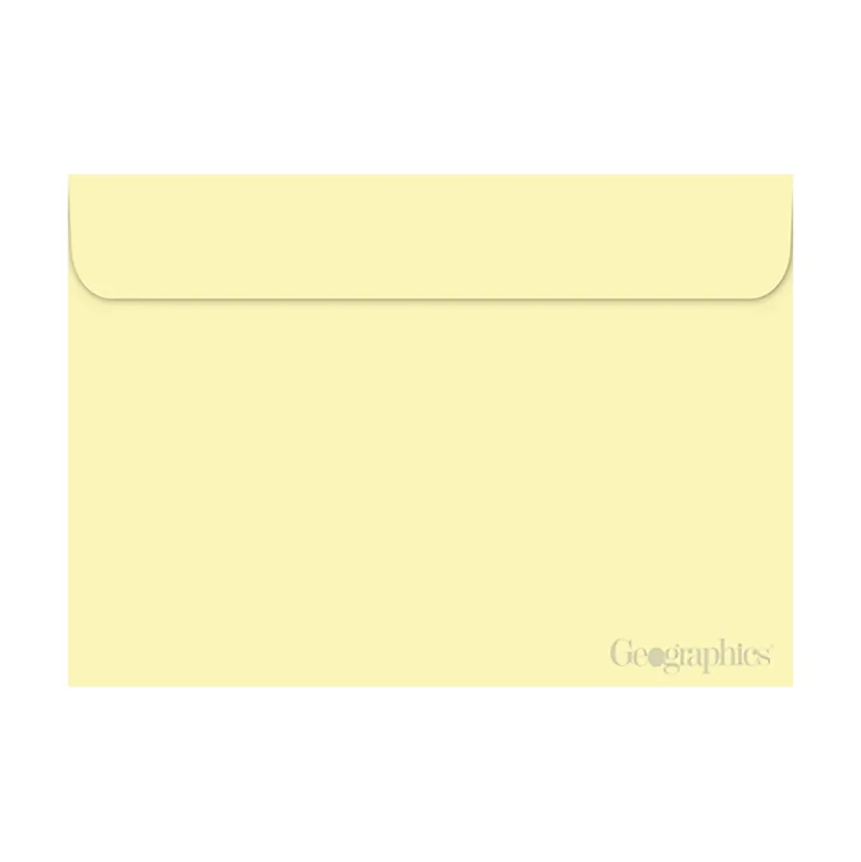 Gummed A9 Greeting Card Envelopes, 5.75" x 8.75", Ivory, 40/Pack (49826) | Geographics Online
