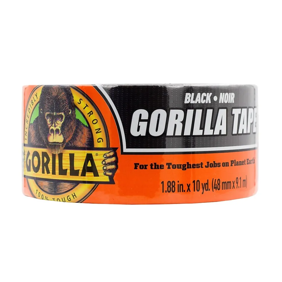 Duct Tape, 1.88" x 10 yds., Black (105462) | Gorilla New