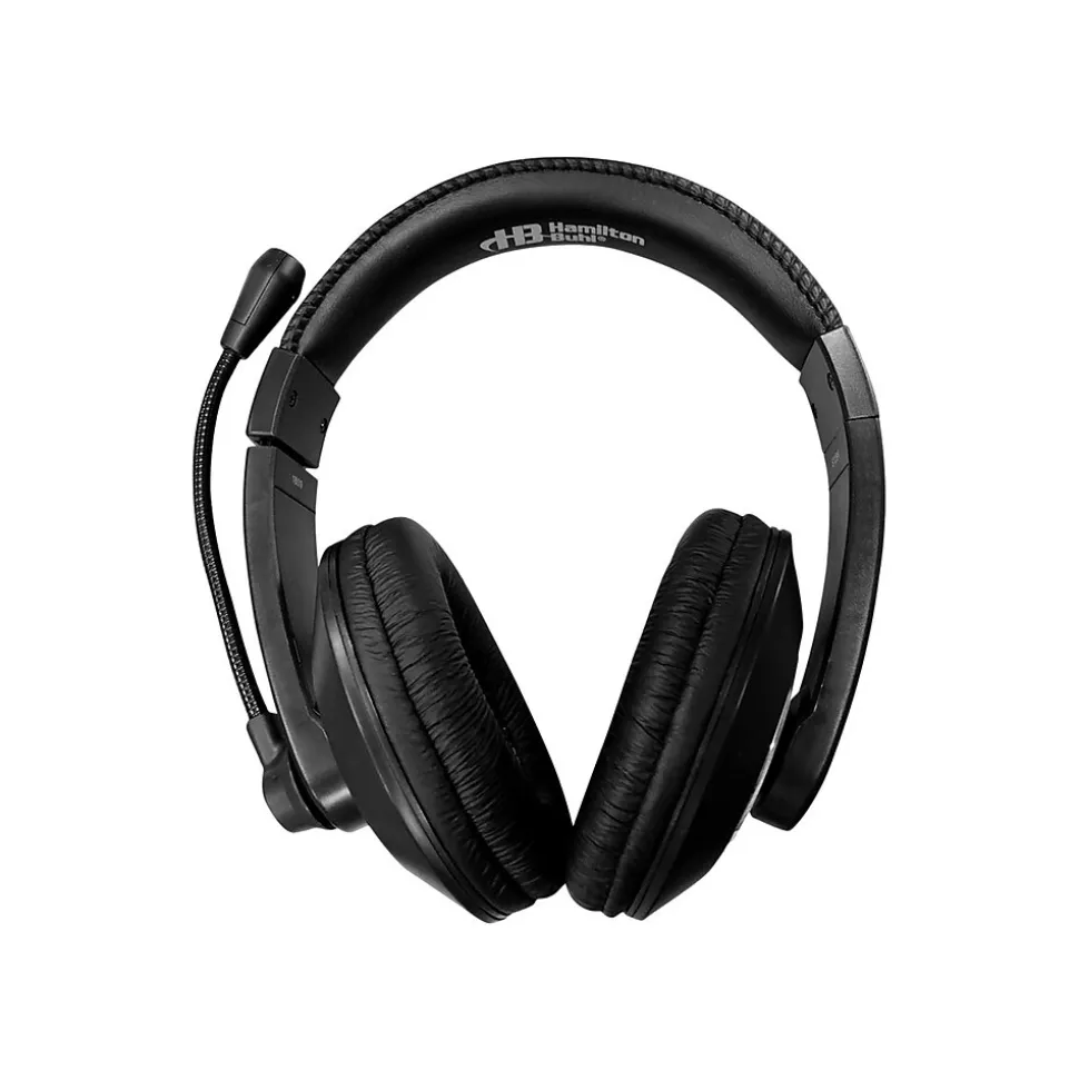 Smart-Trek Deluxe Stereo Phone Headset, Over-the-Ear, Black (ST2BK) | Hamilton Buhl Store