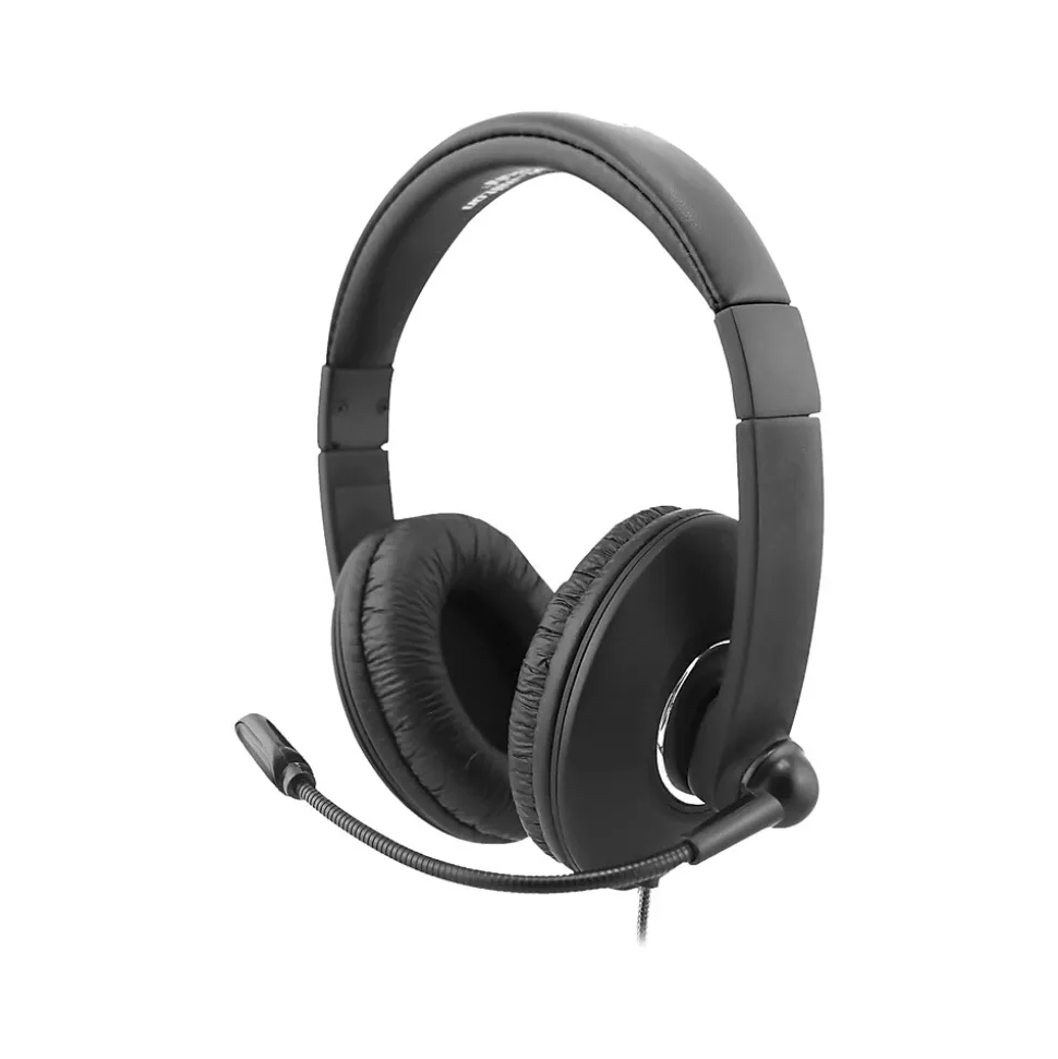Smart-Trek Mini Noise Canceling Stereo On Ear Headset, Black/Silver (STM2BK) | Hamilton Buhl Clearance