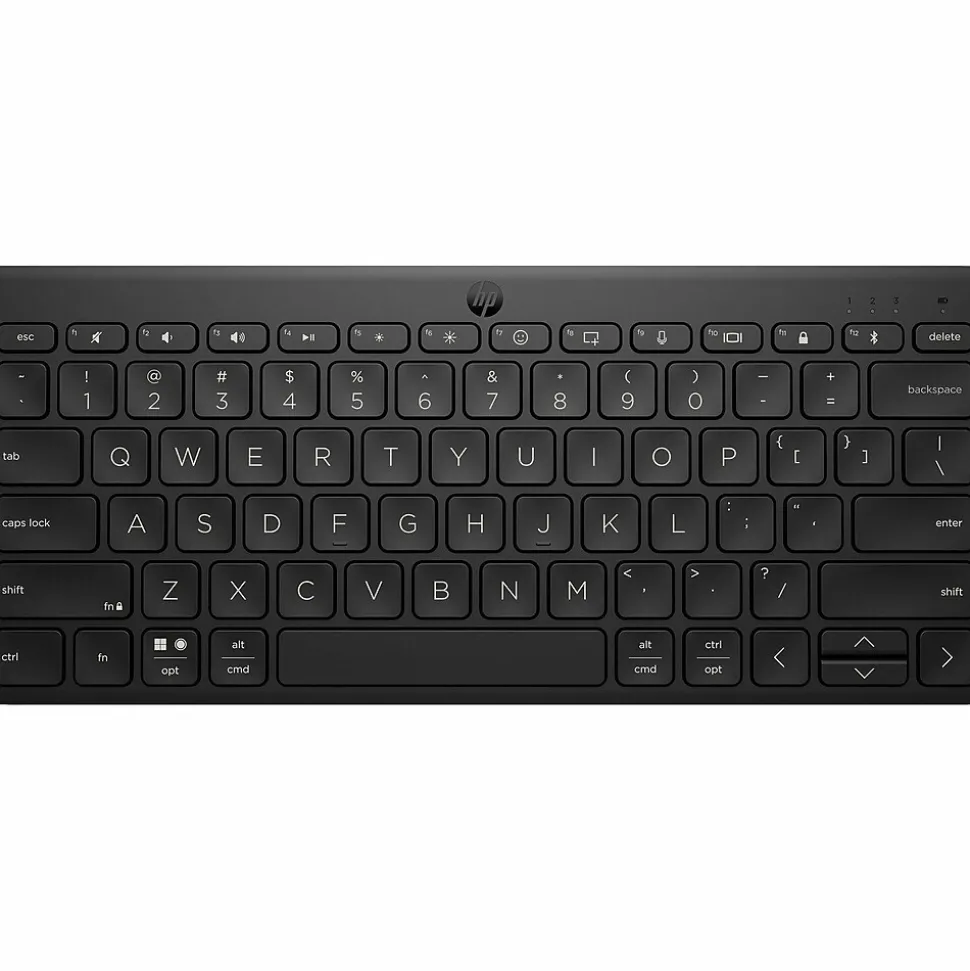 350 Wireless Compact Multi-Device Bluetooth Keyboard, Black (692S8AA) | HP Hot