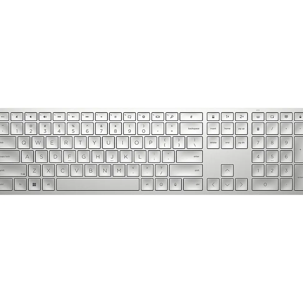 970 Wireless Keyboard, Silver (3Z729AA) | HP Shop