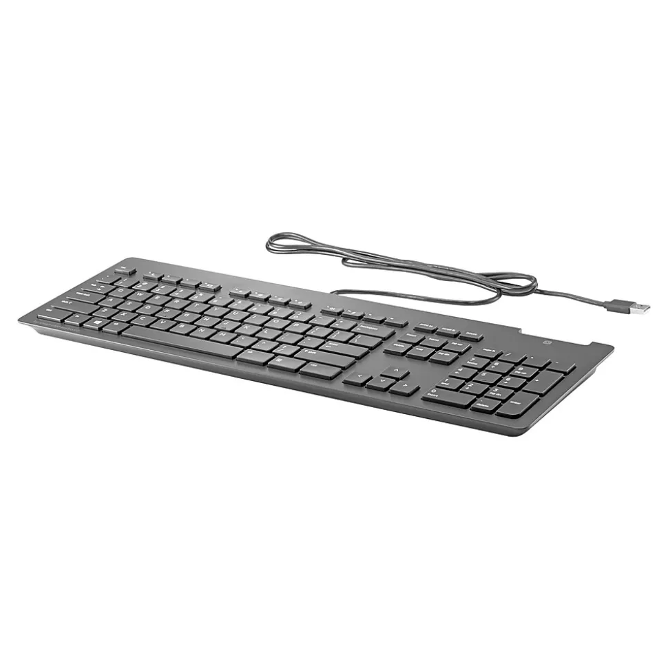 Business Slim Keyboard, Black (Z9H48AA#ABA) | HP Hot