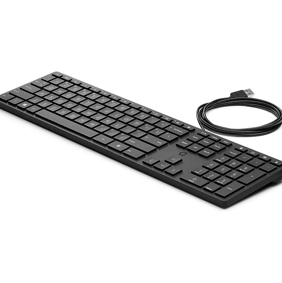 Desktop 320K Wired Keyboard (9SR37AA#ABA) | HP New